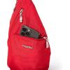 imageBaggallini Mini Sling  12x7 Sling Crossbody Bag Backpack with Adjustable Shoulder StrapScarlet Red