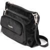 imageBaggallini Original Everyday 11x 75 Crossbody Bags for Women RFID Protected Lightweight Nylon Zippered Travel PurseBlack Velvet