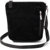 imageBaggallini Pocket Crossbody Bags for Women 8x8 Small Lightweight Durable Waterresistant Travel Purse WRfidBlack Velvet