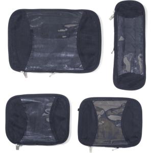 imageBaggallini Compression Cube 4piece set  Lightweight Compression Packing Cubes for TravelFrench Navy