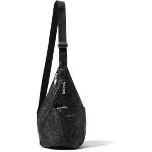 imageBaggallini Mini Sling  12x7 Sling Crossbody Bag Backpack with Adjustable Shoulder StrapMidnight Blossom