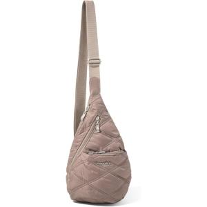 imageBaggallini Mini Sling  12x7 Sling Crossbody Bag Backpack with Adjustable Shoulder StrapMoonrock Quilt