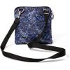 imageBaggallini Securtex AntiTheft Crossbody 825quotx825quot Travel Purse with RFID Locking Zippers ampamp CutResistant StrapIndigo Petal