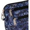 imageBaggallini Securtex AntiTheft Crossbody 825quotx825quot Travel Purse with RFID Locking Zippers ampamp CutResistant StrapIndigo Petal