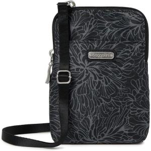 imageBaggallini The New Classic Collection Take Two RFID Bryant CrossbodyMidnight Blossom Print
