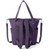 imageNolita Convertible Backpack  11x14 Travel Backpack Shoulder Tote Crossbody Bag wRFID Tech Luggage Sleeve ampamp Laptop PocketDeep Grape Twill