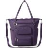 imageNolita Convertible Backpack  11x14 Travel Backpack Shoulder Tote Crossbody Bag wRFID Tech Luggage Sleeve ampamp Laptop PocketDeep Grape Twill