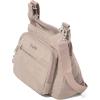 imageBaggallini Securtex AntiTheft Crossover Crossbody Bag for Travel 11W x 85H RFID Builtin Wallet Locking ZippersMoonrock