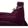 imageBaggallini Securtex AntiTheft Crossover Crossbody Bag for Travel 11W x 85H RFID Builtin Wallet Locking ZippersMulberry