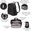 imageSecurtex AntiTheft Getaway Backpack  94quotx13quotx5quot Travel Safe Bag wLocking Zippers SlashResistant RFIDBlack