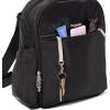 imageSecurtex AntiTheft Getaway Backpack  94quotx13quotx5quot Travel Safe Bag wLocking Zippers SlashResistant RFIDFrench Navy