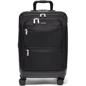imageBaggallini Set Wave 22 4 Wheel Hybrid CarryOn Luggage  Lightweight Carry On Suitcase with WheelsBlack