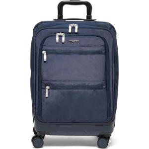 imageBaggallini Set Wave 22 4 Wheel Hybrid CarryOn Luggage  Lightweight Carry On Suitcase with WheelsFrench Navy