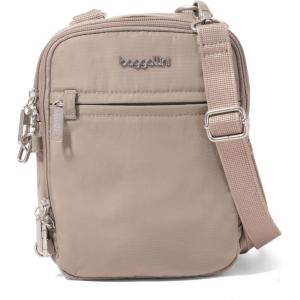 image:imageBaggallini Securtex AntiTheft Mini Everything Crossbody Bag 63quotx825quot RFID Locking Zippers ampamp CutResistant StrapMoonrock