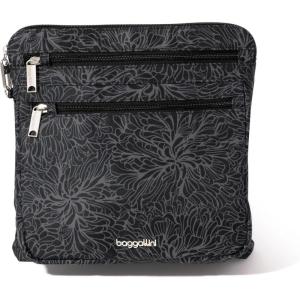 image:imageBaggallini womens Securtex Antitheft Large CrossbodyMidnight Blossom Print