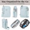 image:imageBaggallini Modern Take Two RFID Crossbody  5x7 Lightweight Small Phone Wallet Crossbody Bag  Nylon Travel PursePool
