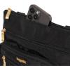 image:imageBaggallini Out and About Crossbody Bag for Women  10x107 Lightweight Travel Handbag wRFID Card SlotsBlack W Gold Hardware