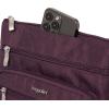 image:imageBaggallini Out and About Crossbody Bag for Women  10x107 Lightweight Travel Handbag wRFID Card SlotsPlum Heritage
