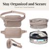 image:imageBaggallini Securtex Antitheft Belt Bag 88x55 Crossbody Fanny Pack for Women RFID Wallet Locking Zipper Travel Purse
