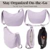 image:imageBaggallini Swift Crescent Crossbody Bag for Women  Lightweight 12x8 Travel Purse Handbag