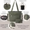 image:imageBaggallini Modern Everyday Shopper Tote  153 x116 Tote Bag for Women  Lightweight Work Travel Carry On BagThyme