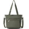 image:imageBaggallini Modern Everyday Shopper Tote  153 x116 Tote Bag for Women  Lightweight Work Travel Carry On BagThyme