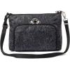 image:imageSecurtex AntiTheft Keepsake Crossbody  98x7x19 Travel Safe Bag wLocking Zippers SlashResistant RFIDMidnight Blossom Print