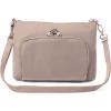 image:imageSecurtex AntiTheft Keepsake Crossbody  98x7x19 Travel Safe Bag wLocking Zippers SlashResistant RFIDMoonrock