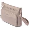 image:imageSecurtex AntiTheft Keepsake Crossbody  98x7x19 Travel Safe Bag wLocking Zippers SlashResistant RFIDMoonrock