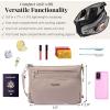 image:imageSecurtex AntiTheft Keepsake Crossbody  98x7x19 Travel Safe Bag wLocking Zippers SlashResistant RFIDMoonrock