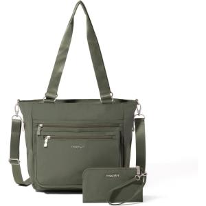 image:imageBaggallini Modern Everyday Shopper Tote  153 x116 Tote Bag for Women  Lightweight Work Travel Carry On BagThyme
