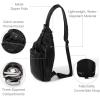 image:imageBaggallini Womens Central Park Sling 12x7 Crossbody Bag WConvertible Adjustable Shoulder StrapBlack