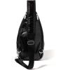 image:imageBaggallini Womens Central Park Sling 12x7 Crossbody Bag WConvertible Adjustable Shoulder StrapBlack Gloss Ripstop