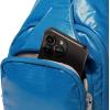 image:imageBaggallini Womens Central Park Sling 12x7 Crossbody Bag WConvertible Adjustable Shoulder StrapCerulean Gloss Ripstop