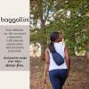 image:imageBaggallini Womens Central Park Sling 12x7 Crossbody Bag WConvertible Adjustable Shoulder StrapGunmetal Puff