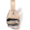 image:imageBaggallini Womens Central Park Sling 12x7 Crossbody Bag WConvertible Adjustable Shoulder StrapTaupe Twill