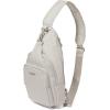 image:imageBaggallini Womens Central Park Sling 12x7 Crossbody Bag WConvertible Adjustable Shoulder StrapVanilla Heritage