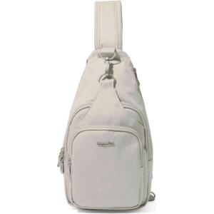 image:imageBaggallini Womens Central Park Sling 12x7 Crossbody Bag WConvertible Adjustable Shoulder StrapVanilla Heritage