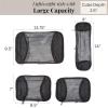 image:imageBaggallini Compression Cube 4piece set  Lightweight Compression Packing Cubes for TravelMidnight Blossom Print