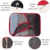 image:imageBaggallini Compression Cube 4piece set  Lightweight Compression Packing Cubes for TravelScarlet