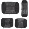 image:imageBaggallini Compression Cube 4piece set  Lightweight Compression Packing Cubes for TravelBlack