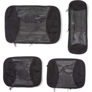 image:imageBaggallini Compression Cube 4piece set  Lightweight Compression Packing Cubes for TravelBlack