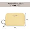 image:imageBaggallini Deluxe Card Case  Lightweight 55x33 RFID Protected Womens Wallet Card HolderButter Yellow
