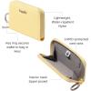 image:imageBaggallini Deluxe Card Case  Lightweight 55x33 RFID Protected Womens Wallet Card HolderButter Yellow