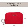 image:imageBaggallini Deluxe Card Case  Lightweight 55x33 RFID Protected Womens Wallet Card HolderScarlet
