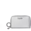 image:imageBaggallini Deluxe Card Case  Lightweight 55x33 RFID Protected Womens Wallet Card HolderSilver Metallic