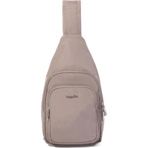 image:imageBaggallini Modern Sling Bag wEMF Blocking Pouch  Lightweight 12x7 Crossbody Sling Backpack wRFID ProtectionMoonrock