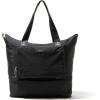 image:imageBaggallini Carryall Expandable Lightweight Travel Tote 22 Packable Folding Compact Nylon Washable Weekender wLuggage SleeveBlack