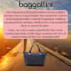 image:imageBaggallini Carryall Expandable Lightweight Travel Tote 22 Packable Folding Compact Nylon Washable Weekender wLuggage SleeveFrench Navy