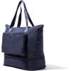 image:imageBaggallini Carryall Expandable Lightweight Travel Tote 22 Packable Folding Compact Nylon Washable Weekender wLuggage SleeveFrench Navy